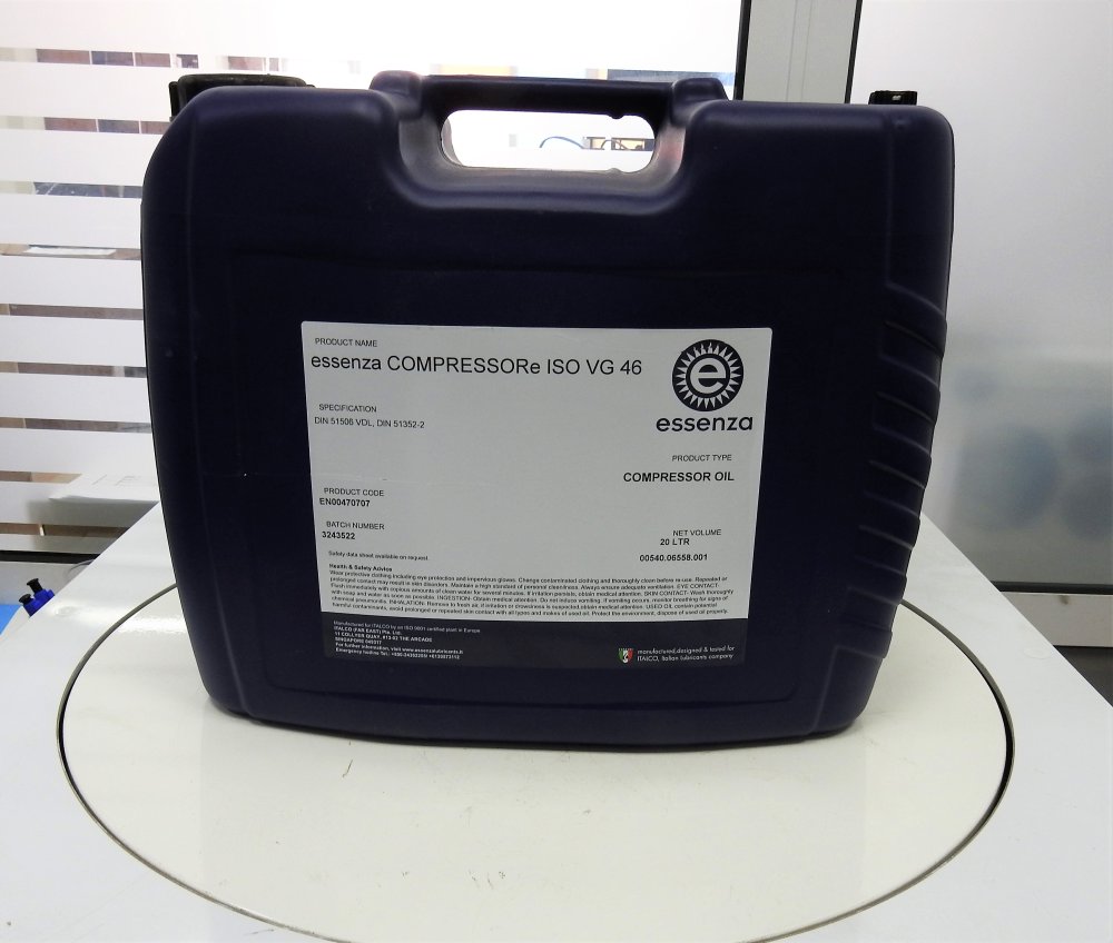 Масло компрессорное essenza COMPRESSORe (ISO VG 46) 20L